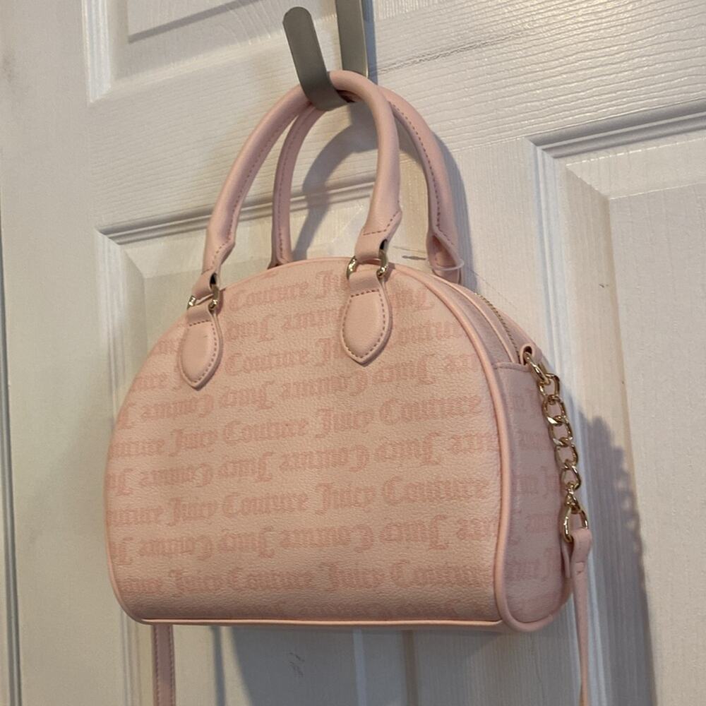 BNWT JUICY COUTURE Flawless Dome Satchel Bag in Powder Blush Pink - Picture 4 of 9